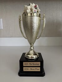 Bent Pine Mah Jongg Trophy
